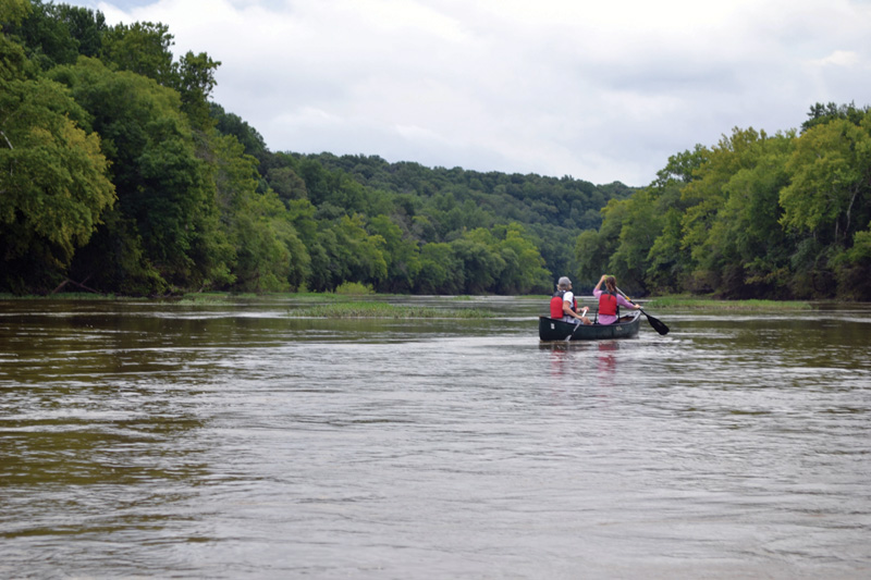 Canoeing on the Rappahannock River