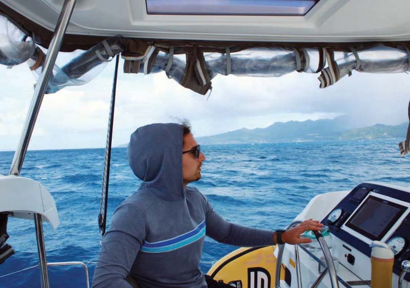 man sailing charter boat in Grenada man sailing charter boat in Grenada