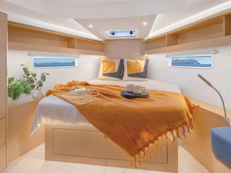 Hanse 410 master stateroom Hanse 410 master stateroom