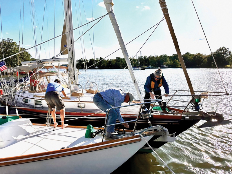 rafting sailboats
